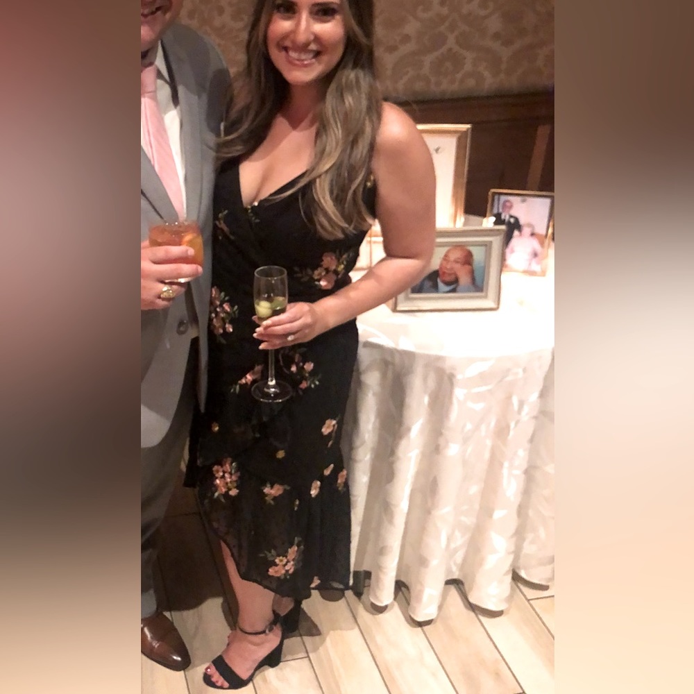 Dress the Population wrap dress